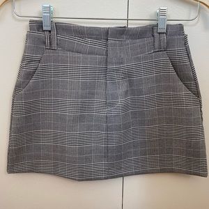 Plaid Mini Skirt